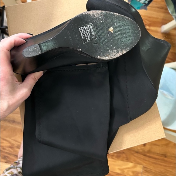 Colin Stuart black knee high stretch boots - Picture 5 of 7